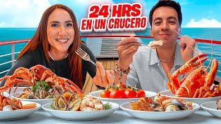 Sobreviviendo 24 horas con comida de un crucero  | Carolina Díaz