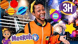 Meekah 's BEST Space Adventures! | Educational Videos for Kids | Blippi and Meekah Kids TV