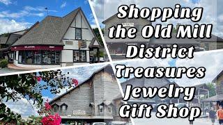 the Old Mill District Shopping / Treasures Jewelry Gift Shop / Smoky Mountains Tennessee
