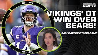 The Vikings triplets secured their OT win vs. the Bears  | NFL Live