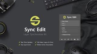 Edit Multiple Layers in Photoshop using the Sync Edit Add-on