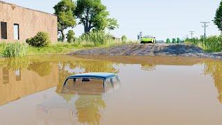 Mobil vs Deep Water #17 - BeamNG Drive