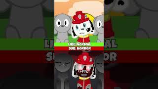 Incredibox Sprunki PAW PATROL Normal VS  HORROR VERSIONS!