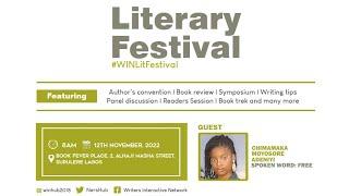 FREE- Live Performance at the WIN Literary Festival 2022 by Chimamaka Adeniyi.