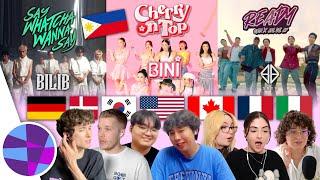 Foreigners React to BINI, SB19, BILIB (Cherry On Top, Ready, Say Whatcha Wanna Say) | EL's Planet