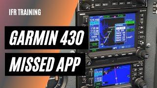Missed Approach in a Garmin 430 530 | Hitting SUSP | IFR GPS Tips