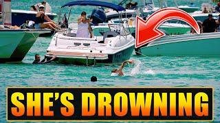 CHAOS AT THE HAULOVER SANDBAR ! WOW! | BOATS AT HAULOVER INLET | WAVY BOATS