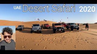 Dune Bashing Dubai Desert in Jeep Wrangler