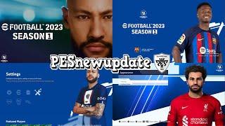 PES 2021 Menu eFootball 2023 Light Blue by PESNewupdate