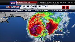 Milton nears landfall just south of the Tampa Bay region as Category 3 storm