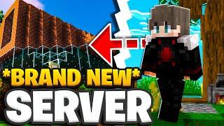 I tried out this BRAND new Survival server *IT WAS INSANE*