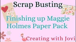 Scrap Buster - Finishing off a Paper Pad - Stash Buster