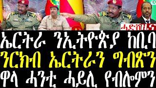 Breaking ፊልድ ማርሻል ብርሃኑ ብዛዕባ ኤርትራ ግብጽን ሶማልን ሰፊሕ መግለጺ october 5 2024