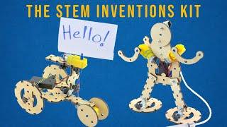 STEM Inventions DIY Building Kit for Kids - A Toy Designed to Help Kids Think and Act Like Inventors