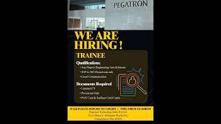 Pegatron Job Openings 2023 | #job #chennaijobseekers #chennaijobs #jobvacancyinchennai#hiring