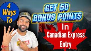 You can get 50 bonus point in Express entry profile  #expressentry #canada #pgwp