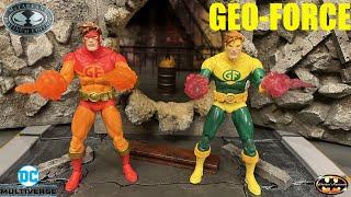 McFarlane DC Multiverse Geo-Force Regular & Platinum Batman & The Outsiders Collector Figure Review