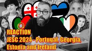 Reactions to JESC 2024 - Estonia, Georgia, Portugal and Ireland!