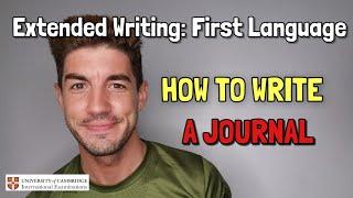 iGCSE First Language English - Extended Writing Paper 1 (JOURNAL WRITING)