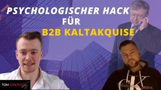 Mit diesen psychologischen Tricks überzeugst Du fremde und kalte B2B Kontakte!