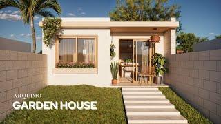 Garden House 5x5m - Uma Casa Compacta com Design Inteligente e Funcional!