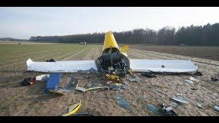  Flugzeug Crash nach Vogelschlag und Motorausfall - Bird Strike Airplane Windshield