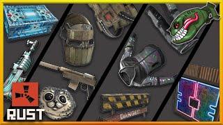 Rust Skins | Danger Barricade, Harbor Seal Rock, Frozen Crypt Storage, Speedrage AR #391