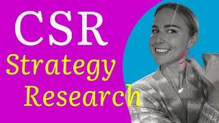 Strategic Planning and Corporate Social Responsibility: Creating a CSR Strategy (Part 1)