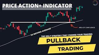 Pullback Trading Strategy In Hindi | Price Action + Indicator Strategy