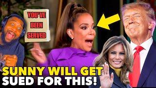 Sunny Hostin SLANDERS Melania With Wanting To "TAKE OUT" Trump On The View!