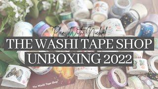 WASHI TAPE SHOP HUGE HAUL UNBOXING 2022