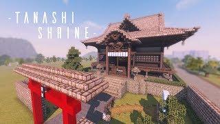 [MineCraft] How to make a shrine with Torii or Zeni box (Japanese style architecture)