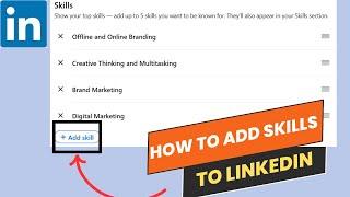 How to Add Top Skills To LinkedIn Profile In 2025 | Updated Video