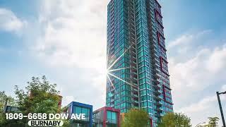 *NEW LISTING BY SAMUEL* - 1809 6658 DOW AVENUE,BURNABY,BC