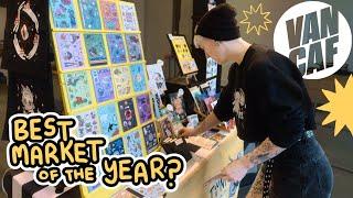 ART VLOG  breaking market sales records at VanCAF | self employed illustrator