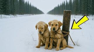 A Cruel Man Left Two Dogs by the Highway — But He Never Imagined Who Would Save Them