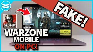 How to play COD Warzone Mobile on PC! --- (These videos are FAKE!) | Call of Duty: Warzone Mobile