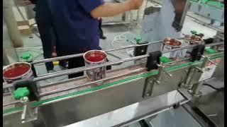 Tin Can Tomato Paste Sauce Filling and Sealing Machine