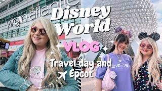 WALT DISNEY WORLD! 2025 ️ VLOG 1 • Travel to Orlando, Epcot Flower & Garden and character breakfast