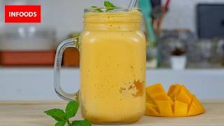 Mango Milkshake Recipe | How to Make Mango Milkshake | Infoods