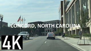 Concord, North Carolina 4K Street Tour - Downtown Concord and U.S. 29 - 2023 Best Places to Live