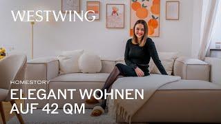 Kleine Räume platzsparend einrichten | So elegant stylt Janina ihre 2-Zimmer Wohnung | Hometour