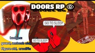 Roblox:"Doors RP" BADGES: Guard,Crucifix,Ambush old,Figure old [HOW TO GET] game link in desc.&comm.