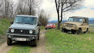 The new Jimny, Niva or Uaz? Which one does better on Off-road?