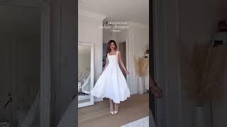 links in pinned comment! longer grad  bridal party dresses! Which one #shorts