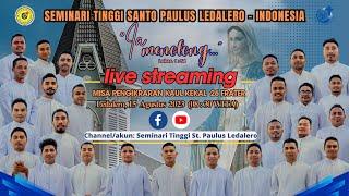 Misa Pengikraran Kaul Kekal 26 Frater Seminari TInggi St. Paulus Ledalero - Indoneseia