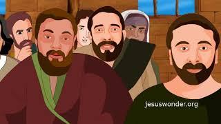Bible stories for kids - Jesus Heals the Paralytic ( English Cartoon Animation )