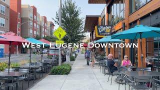 WALKING: Eugene, OR- West Downtown (Public Library, Transit Station, Willamette Av...)