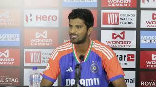 Washington Sundar | Post Match Press Conference | 3rd T20I | India tour of Sri Lanka 2024