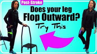 Stop your knee from flopping out after a stroke